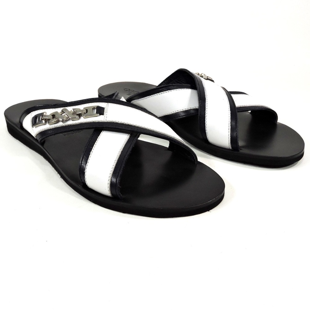 🇮🇹 GOOD MAN 🇮🇹 MEN'S LEATHER SANDALS - Picture 2 of 7